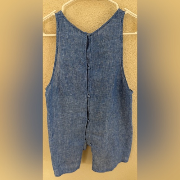 Joie linen top. Size L, denim blue. EUC - Picture 5 of 7